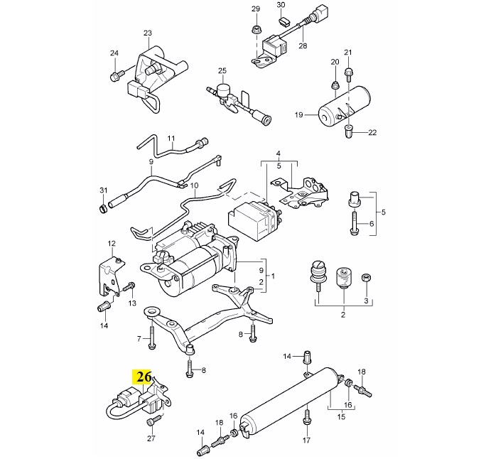 IMS GENUINE PORSCHE NEW ACCELERATION SENSOR WITH SUPPORT BODY