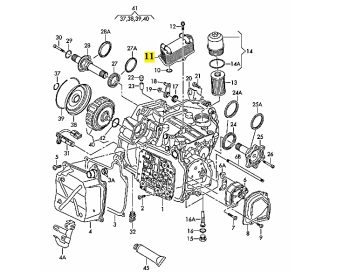IMS GENUINE AUDI NEW OIL COOLER 02E409061B - AUDI A3/ TT 2.0L/3.2L 2003-2015