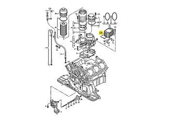 IMS GENUINE AUDI NEW OIL COOLER ENGINE 059117021K - AUDI Q7 V6 TDI 2005-2015