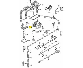 IMS GENUINE AUDI NEW IGNITION COIL 06A905115D - AUDI A4/ TT 1998-2006