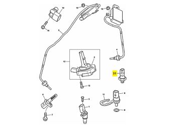 IMS GENUINE BENTLEY NEW ENGINE OIL PRESSURE SENSOR 06A919081J - BENTLEY CONTINENTAL FLYING SPUR/ CONTINENTAL GT/ CONTINENTAL GTC/ CONTINENTAL SUPERSPORTS 2003-PRESENT