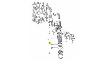 IMS GENUINE AUDI NEW OIL FILTER 06D115562 - AUDI A1, A3, A4, A6, TT 2.0L 2003-PRESENT