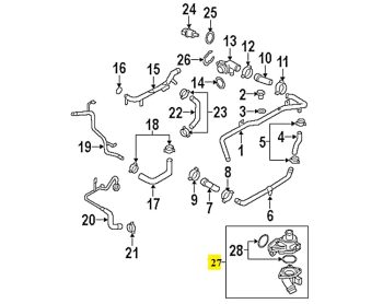 IMS GENUINE AUDI NEW THERMOSTAT 06D121111G - AUDI A4 2004-2009