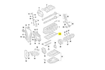 IMS GENUINE AUDI NEW CYLINDER HEAD GASKET 06H103383AF - AUDI A3/ A4/ A5/ Q3/ Q5/ TT 2003-PRESENT