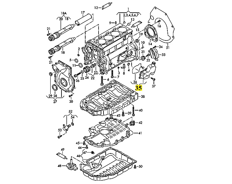 IMS GENUINE AUDI NEW OIL SEPARATOR 06H103464L - AUDI A4/ A6/ A8/ Q3/ Q5/ TT 2006-PRESENT