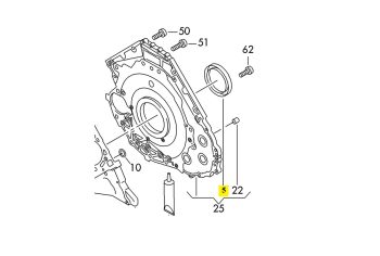 IMS GENUINE AUDI NEW FRONT CRANKSHAFT OIL SEAL 079103051F - AUDI A4/ A6/ Q5/ R8/ RS7/ S4/ S5 2004-PRESENT