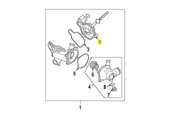 IMS GENUINE AUDI NEW THERMOSTAT HOUSING 079121014F - AUDI A6/ A8/ Q7/ R8/ RS5/ S5/ S8 2002-2015