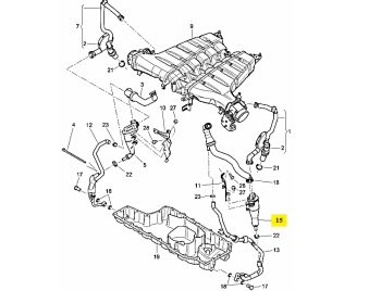 IMS GENUINE BENTLEY NEW OIL SEPARATOR BANK 2 07C103495K - BENTLEY CONTINENTAL FLYING SPUR/ CONTINENTAL GT/ CONTINENTAL GTC/ CONTINENTAL SUPERSPORTS 2003-PRESENT