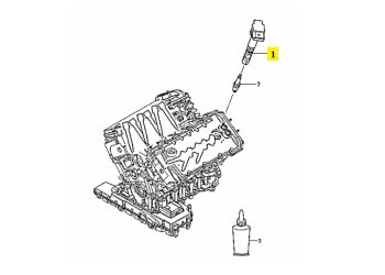 IMS GENUINE BENTLEY NEW IGNITION COIL 07C905715A - BENTLEY CONTINENTAL FLYING SPUR/ CONTINENTAL GT/ CONTINENTAL GTC/ CONTINENTAL SUPERSPORTS 2003-PRESENT