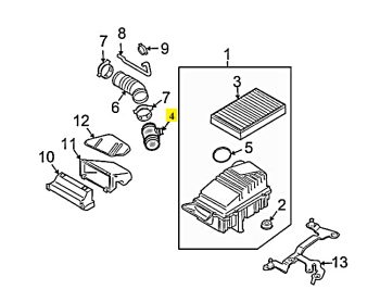 IMS GENUINE AUDI NEW AIR MASS SENSOR 07D906461V - AUDI A3/ TT 2003-2014