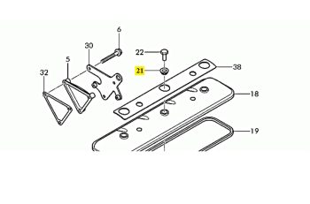 IMS GENUINE BENTLEY NEW VALVE COVER SEAL  07V109151A - BENTLEY MULSANNE 2010-PRESENT