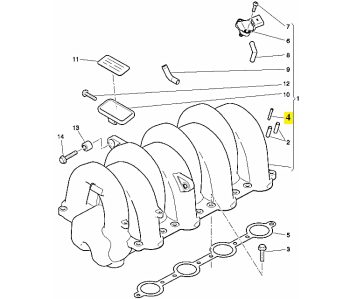 IMS GENUINE BENTLEY NEW CONNECTING PIPE 07V133085 - BENTLEY MULSANNE 2010-PRESENT