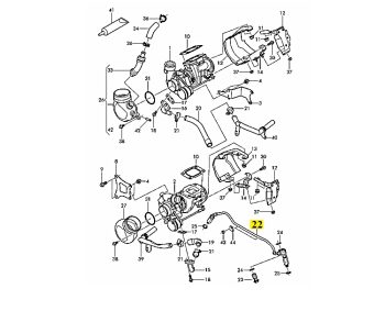 IMS GENUINE BENTLEY NEW OIL PIPE 07V145771B - BENTLEY MULSANNE 2010-PRESENT