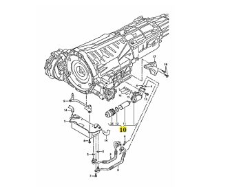 IMS GENUINE AUDI NEW FILTER HOUSING DSG 0B5325060C - AUDI A4 B8/ A5 CONVERTIBLE, SPORTBACK/ A6 C7/ A7 SPORTBACK/ Q5 B8 2007-2018