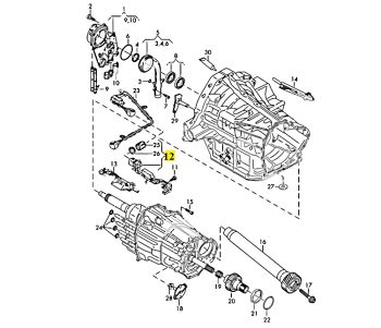 IMS GENUINE AUDI NEW SHIFT POSITION SENSOR 0B5927321L - AUDI S4 B8/ S5 B8 2009-2017
