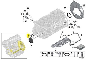 IMS GENUINE BMW NEW CRANKSHAFT OIL SEAL 11117547842 - BMW 1 SERIES E88/ 3 SERIES E93 LCI/ 5 SERIES E61 LCI/ 6 SERIES F12/ 7 SERIES F01/ X1 E84/ X3 F25/ Z4 E89 2001-2018