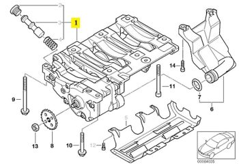 IMS GENUINE BMW NEW ENGINE OIL PUMP 11277594471 - BMW 1 SERIES E88/ 3 SERIES E93 LCI/ 5 SERIES E60 LCI/ X1 E84/ Z4 E85 2001-2018