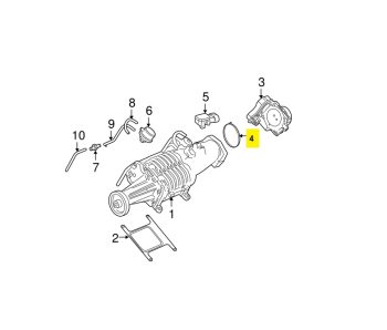 IMS GENUINE GM HUMMER THROTTLE BODY GASKET 12575463- HUMMER H3 3.7L 2006-2010