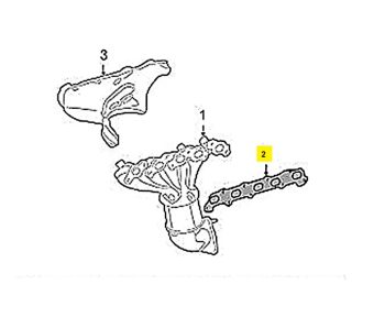 IMS GENUINE GM HUMMER EXHAUST MANIFOLD GASKET 12579684- HUMMER H3 3.5L 3.7L 2006-2010