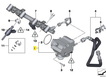 IMS GENUINE MINI NEW HIGH PRESSURE PUMP 13517592429 - MINI R56 LCI/ CLUBMAN R55/ CABRIO R57 LCI/ COUPE R58/ ROADSTER R59/ COUNTRYMAN R60 2007-2013