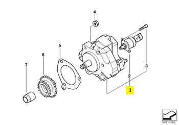 IMS GENUINE BMW NEW HIGH PRESSURE PUMP 13518511826 - BMW 3 SERIES E46/ 5 SERIES E60, E61/ 7 SERIES E65/ X3 E83/ X5 E53 1997-2010