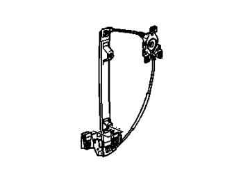 IMS GENUINE GM HUMMER WINDOW REGULATOR 15771354 -HUMMER H2 2003-2009