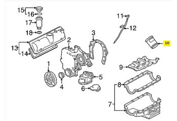 IMS GENUINE AC DELCO NEW OIL FILTER 19210285 - HUMMER H3 3.5/3.7L 2006-2010