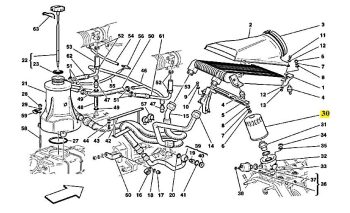 IMS GENUINE FERRARI NEW OIL FILTER 197654 - FERRARI 348 TB, TS/ 355/ 360 MODENA, SPIDER, STRADALE/ F50 3.4/3.6L V8 1989-2004