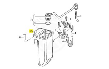 IMS GENUINE AUDI NEW EVAPCANIST 1K0201801E - AUDI TT 2006-2014