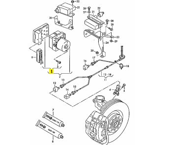 IMS GENUINE AUDI NEW ABS/ ESP CONTROL UNIT 1K0907375AP - AUDI A3 2003-2012