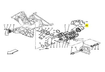 IMS GENUINE FERRARI NEW OIL FILTER 218429 - FERRARI 430/ 599 GTB FIORANO, GTO, SA APERTA/ ENZO/ FF/ GTC4LUSSO 6.0/6.3L V12 2003-PRESENT