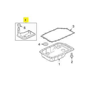 IMS GENUINE GM HUMMER A/T FILTER 24236933- HUMMER H2 6.2L 2003-2009