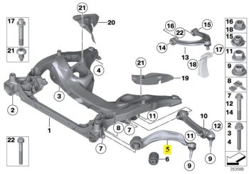 IMS GENUINE BMW NEW FRONT RIGHT TENSION STRUT 31126775960 - BMW 5 SERIES F07 GT, F07 GT LCI/ 7 SERIES F01 LCI, F02 LCI 2008-2017