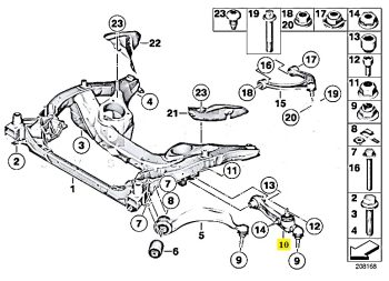 IMS GENUINE ROLLS ROYCE NEW FRONT RIGHT WISHBONE BOTTOM WITH RUBBER MOUNT 31126782182 - ROLLS ROYCE GHOST RR4/ WRAITH RR5/ DAWN RR6 2009-PRESENT