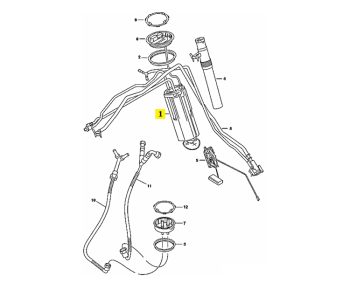 IMS GENUINE BENTLEY NEW LEFT FUEL SUPPLY MODULE 3D0919087L - BENTLEY CONTINENTAL FLYING SPUR/ CONTINENTAL GT/ CONTINENTAL GTC 2003-2012