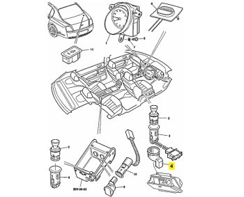 IMS GENUINE BENTLEY NEW CIGARETTE SPRING PIN 3D0919341E - BENTLEY CONTINENTAL FLYING SPUR/ CONTINENTAL GT/ CONTINENTAL GTC/ CONTINENTAL SUPERSPORTS 2003-2012