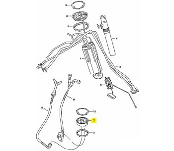 IMS GENUINE BENTLEY NEW FUEL FLANGE 3D0919679D - BENTLEY CONTINENTAL FLYING SPUR/ CONTINENTAL GT/ CONTINENTAL GTC/ CONTINENTAL SUPERSPORTS 2003-2012