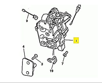 IMS GENUINE BENTLEY NEW REAR RIGHT DOOR LOCK 3D4839016R - BENTLEY CONTINENTAL FLYING SPUR 2005-2012