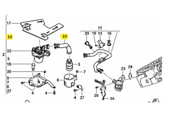 IMS GENUINE BENTLEY NEW CONNECTING PIPE- 2ND AIR PUMP 3W0131149N - BENTLEY CONTINENTAL FLYING SPUR/ CONTINENTAL GT/ CONTINENTAL GTC/ CONTINENTAL SUPERSPORTS 2003-PRESENT