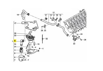 IMS GENUINE BENTLEY NEW HOSE 2ND AIR PUMP 3W0131149P - BENTLEY CONTINENTAL FLYING SPUR/ CONTINENTAL GT/ CONTINENTAL GTC/ CONTINENTAL SUPERSPORTS 2003-2012