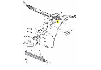 IMS GENUINE BENTLEY NEW STEERING MOUNTING FOR RESERVOIR 3W0422163C - BENTLEY CONTINENTAL FLYING SPUR/ CONTINENTAL GT/ CONTINENTAL GTC/ CONTINENTAL SUPERSPORTS 2003-PRESENT