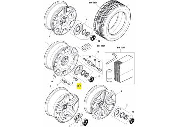 IMS GENUINE BENTLEY NEW WHEEL HUB CAP 3W0601161G - BENTLEY CONTINENTAL FLYING SPUR 2005-2012
