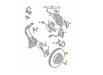 IMS GENUINE BENTLEY NEW FRONT BRAKE DISC 3W0615301K - BENTLEY CONTINENTAL FLYING SPUR/ CONTINENTAL GT/ CONTINENTAL GTC 2003-PRESENT