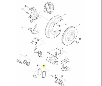 IMS GENUINE BENTLEY NEW REAR BRAKE PAD CCM 3W0698451E - BENTLEY CONTINENTAL SUPERSPORTS,Flying Spur,GT,GTC 2003- PRESENT