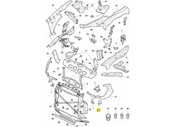 IMS GENUINE BENTLEY NEW BRACKET FOR CHARGE AIR COOLING 3W0805357 - BENTLEY CONTINENTAL FLYING SPUR/ CONTINENTAL GT/ CONTINENTAL GTC/ CONTINENTAL SUPERSPORTS 2003-2012