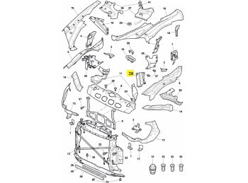 IMS GENUINE BENTLEY NEW BODY CROSS PANEL 3W0806357A - BENTLEY CONTINENTAL FLYING SPUR/ CONTINENTAL GT/ CONTINENTAL GTC/ CONTINENTAL SUPERSPORTS 2003-PRESENT