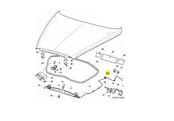 IMS GENUINE BENTLEY NEW 1 SET CABLE 3W0823531 - BENTLEY CONTINENTAL FLYING SPUR/ CONTINENTAL GT/ CONTINENTAL GTC/ CONTINENTAL SUPERSPORTS 2003-PRESENT
