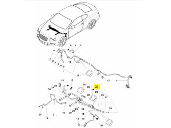 IMS GENUINE BENTLEY NEW VACUUM PIPE 3W2612041AQ - BENTLEY CONTINENTAL FLYING SPUR/ CONTINENTAL GT/ CONTINENTAL GTC/ CONTINENTAL SUPERSPORTS 2003-PRESENT