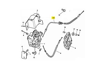 IMS GENUINE BENTLEY NEW DOOR BOWDEN CABLE 3W5837085D - BENTLEY CONTINENTAL FLYING SPUR 2005-2012