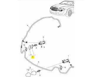 IMS GENUINE BENTLEY NEW RIGHT COVER 3W8955102A - BENTLEY CONTINENTAL GT/ CONTINENTAL GTC/ CONTINENTAL SUPERSPORTS 2003-2011